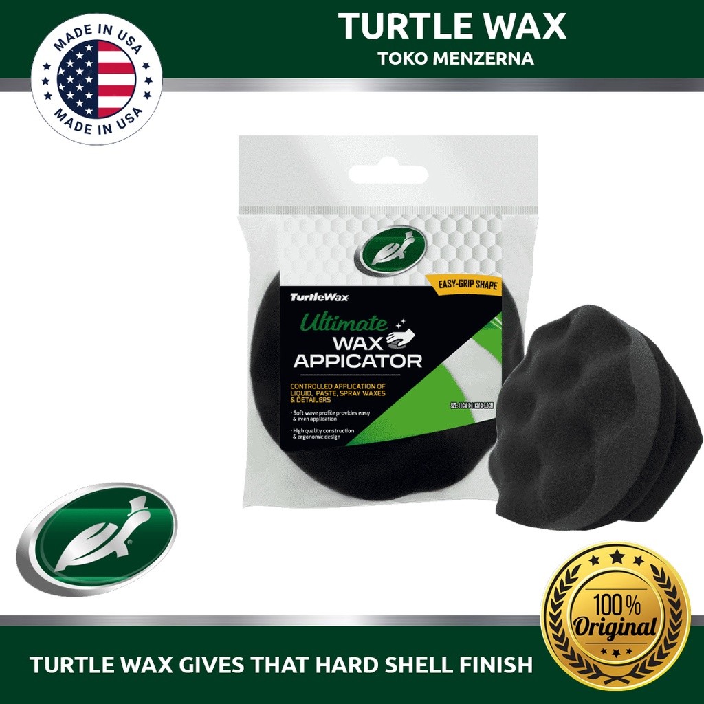 Turtle Wax Ultimate Wax Applicator Spons Poles Mobil Motor Pengkilap