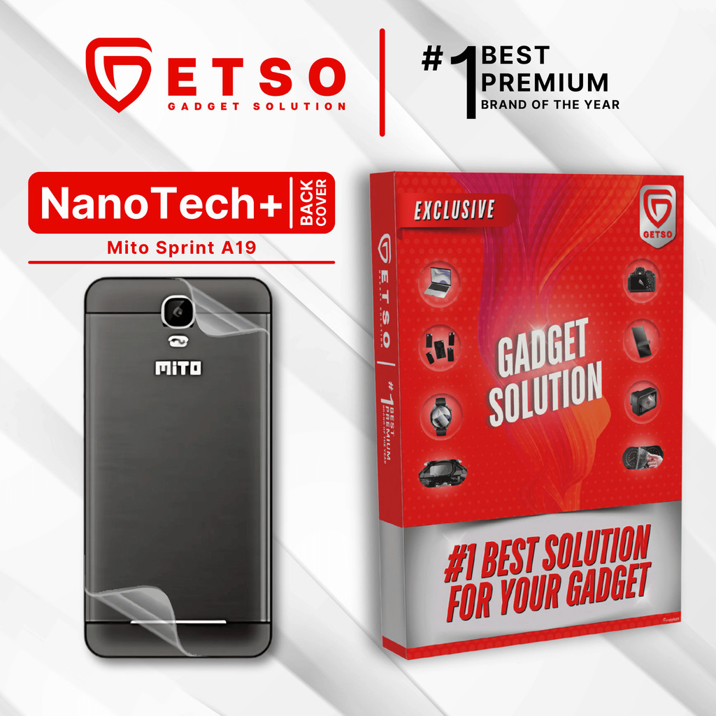 GETSO EPU BIO GENESIS Hydrogel for Mito Sprint A19 / Back Cover Guard (Nanotech+ 100% Recycle) Premi