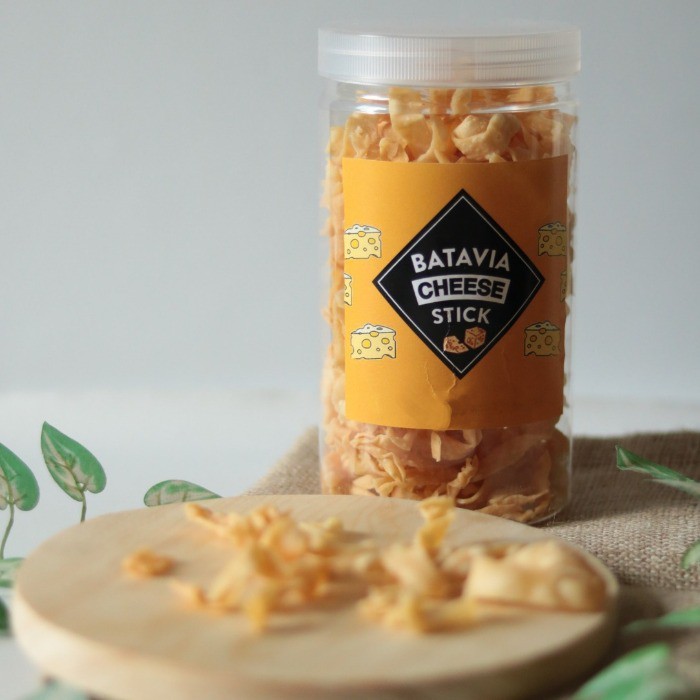 

BATAVIA CHEESE STICK Kue Kering Stik Keju Snacks Renyah dan Bergizi