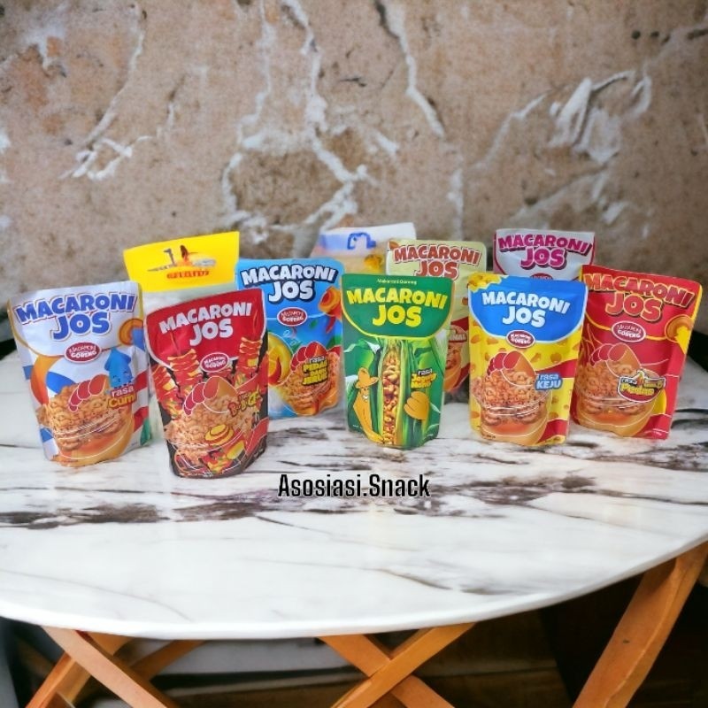 

MACJOS MACARONI BASRENG PILUS MIE LIDI CIMORING MACARONI JOS 100.GRAM Macjos Makroni Makaroni jos