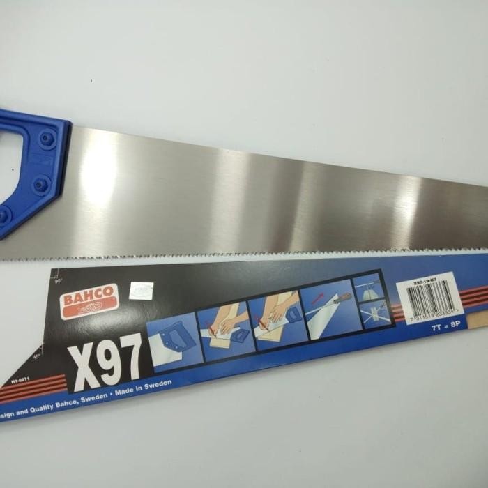 PREMIUM BAHCO X97 - GERGAJI KAYU BAHCO 19 INCH - BAHCO HANDSAW X97 ORIGINAL