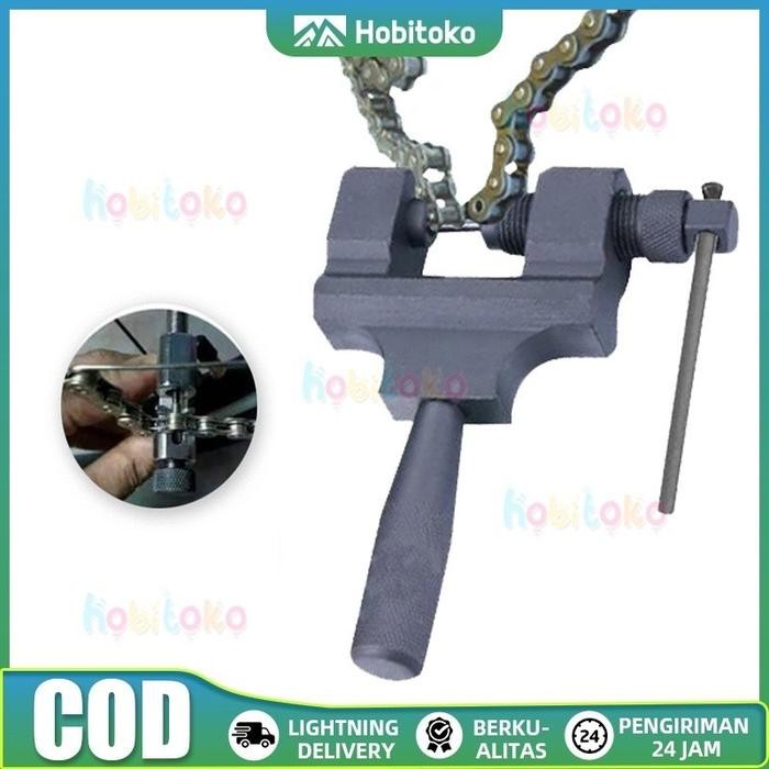 PREMIUM Pemotong rantai portabel Pemotong rantai sepeda motor besar Alat pemotong rantai sepeda
