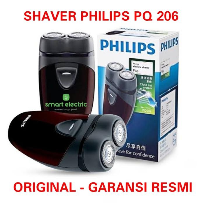 PREMIUM Philips Shaver PQ206 Pencukur Jenggot Alat Cukur Kumis Elektrik Bagus