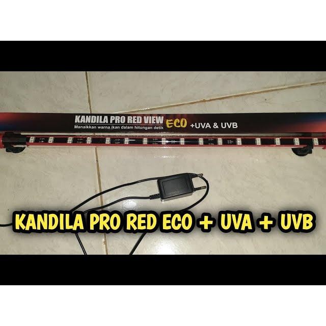 PREMIUM lampu aquarium 1 meter kandila pro red view eco uva uvb