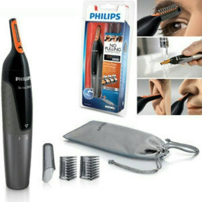 PREMIUM Philips NT3160 Alat Cukur Hidung Telinga Alis Mata 3in1 Garansi Resmi