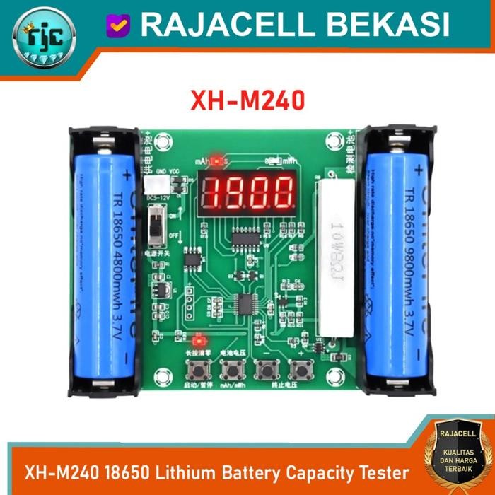 PREMIUM XH-M240 18650 Battery Capacity Meter Alat Ukur Kapasitas Baterai Test