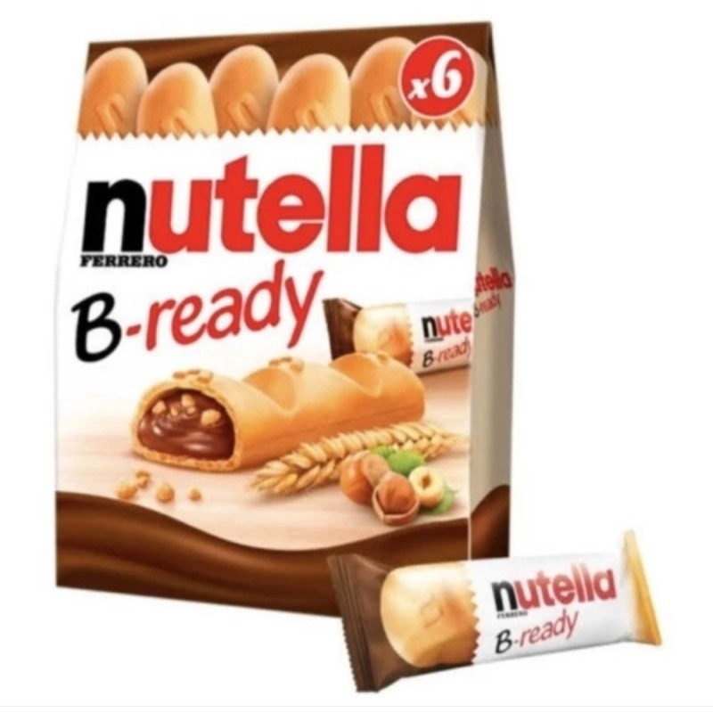 

Nutella B-Ready 132gr Expired Agustus 2025