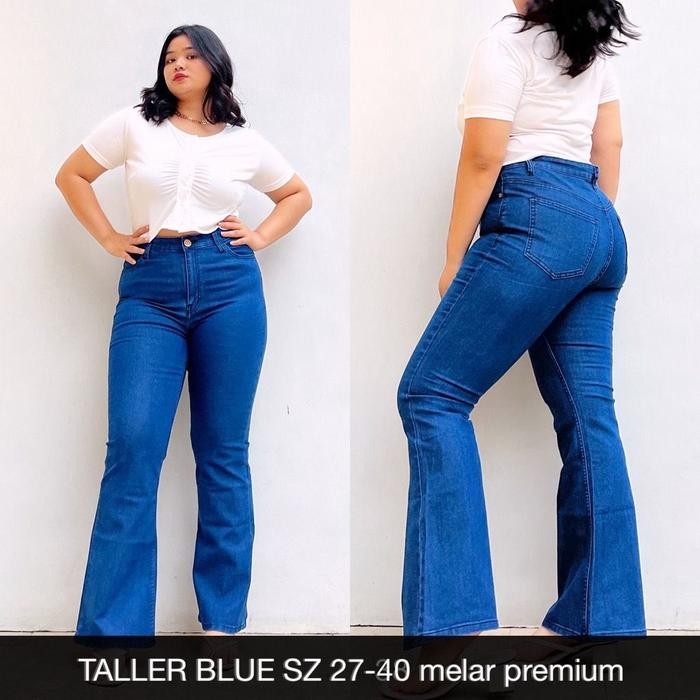 PREMIUM Cutbray Jumbo Jeans Wanita - Celana Jumbo Wanita - Jeans Jumbo Wanita - Celana Bigsize Jeans