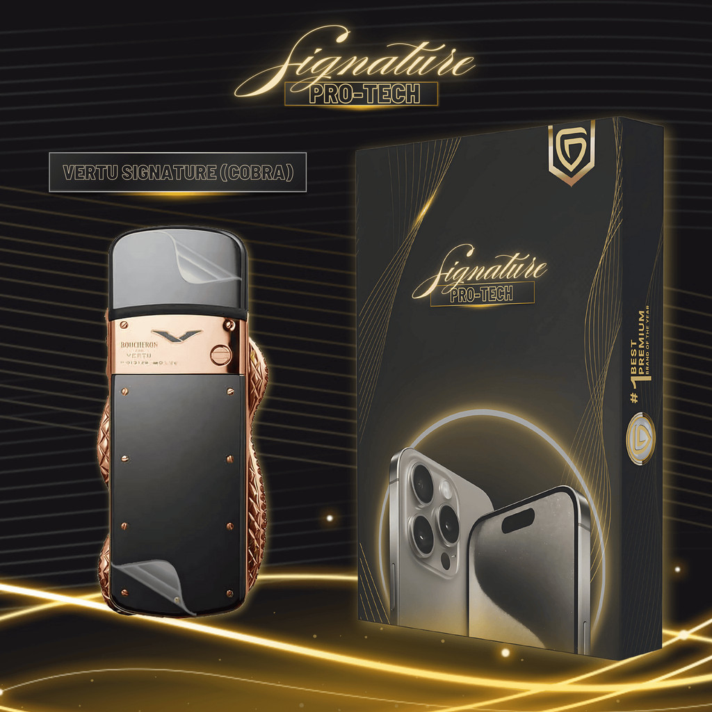 UniPhon SIGNATURE PRO-TECH - Premium Anti-Scratch Protector for Vertu Signature (Cobra) / Back Cover