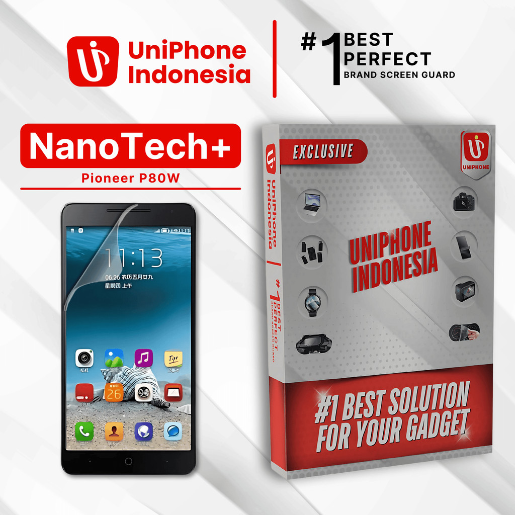 UniPhon EPU BIO GENESIS Hydrogel for Pioneer P80W / Screen Guard (Nanotech+ 100% Recycle) Premium Hi