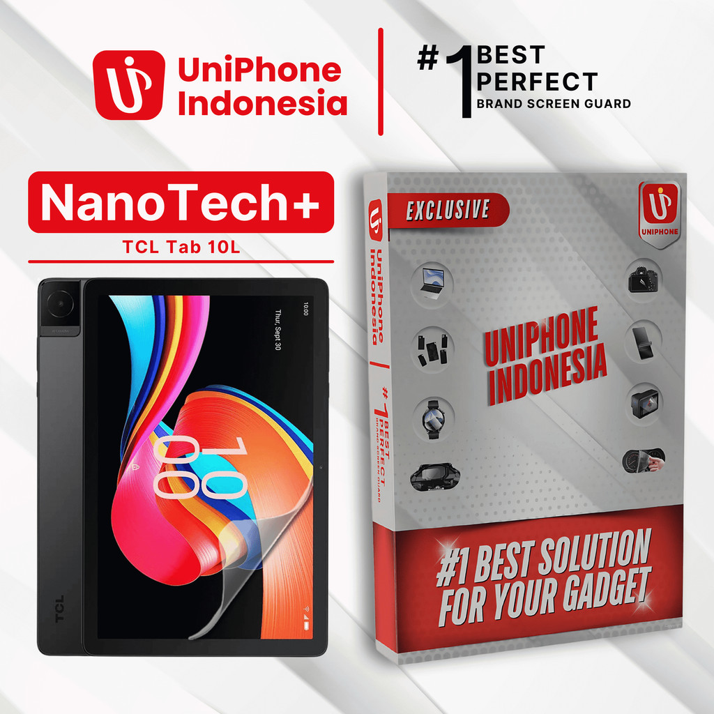 UniPhon EPU BIO GENESIS Hydrogel for TCL Tab 10 L / Screen Guard (Nanotech+ 100% Recycle) Premium Hi