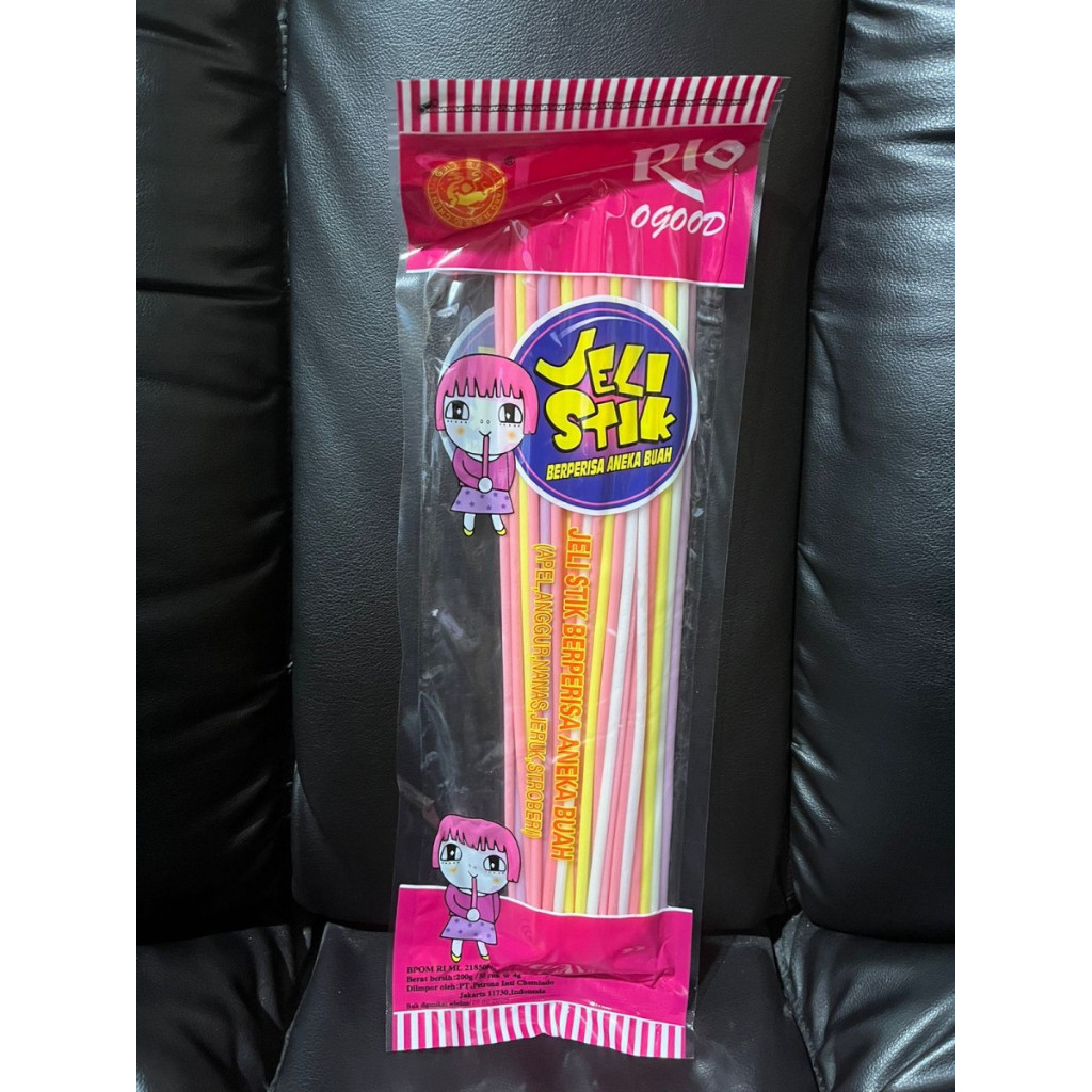 

Jeli stik aneka buah / Permen Sedotan Aneka Rasa buah / Jelly Sticks