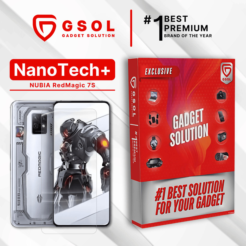 GSOL EPU BIO GENESIS Hydrogel for Nubia Red Magic 7S / Screen Guard (Nanotech+ 100% Recycle) Premium