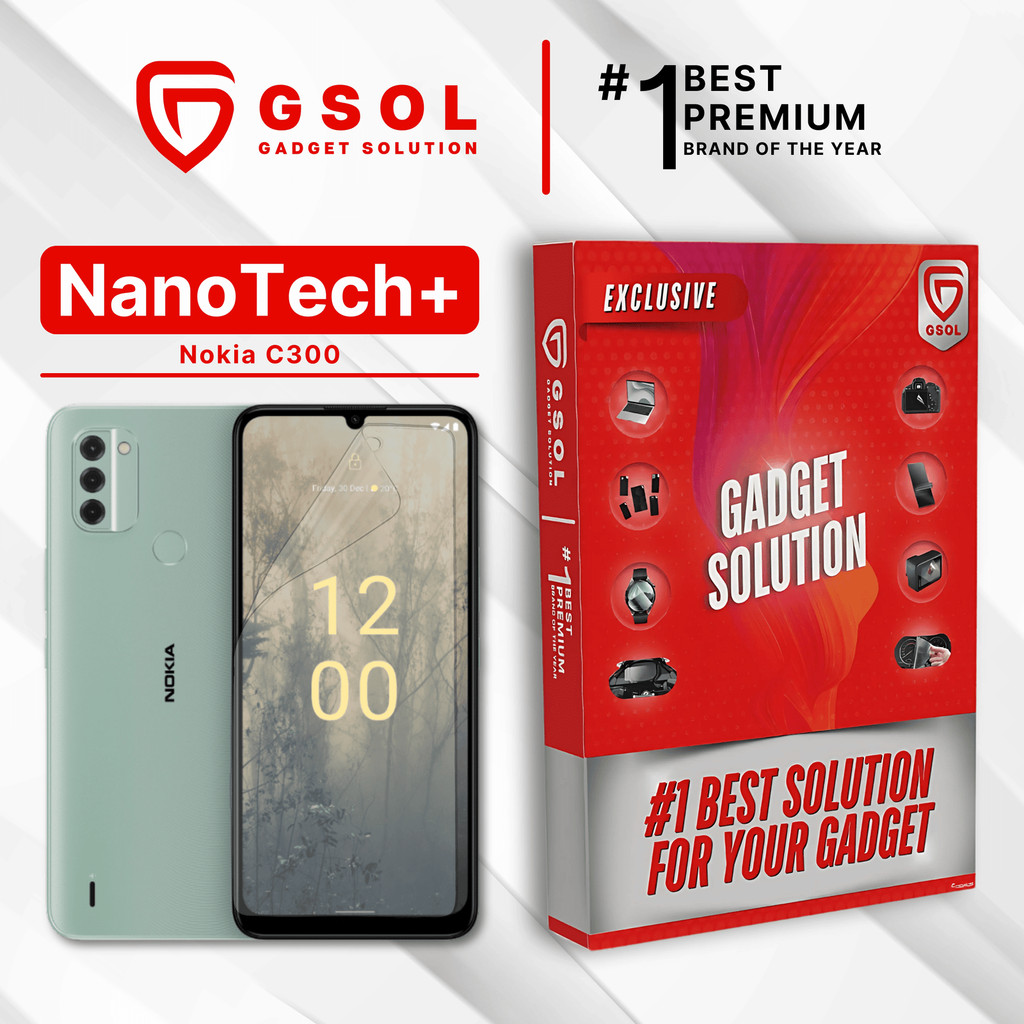 GSOL EPU BIO GENESIS Hydrogel for Nokia C300 / Screen Guard (Nanotech+ 100% Recycle) Premium Hidroge