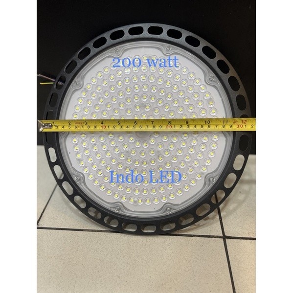 LAMPU LED HIGHBAY INDUSTRI 200 WATT 200W LAMPU HIGHBAY UFO GANTUNG 200 WATT