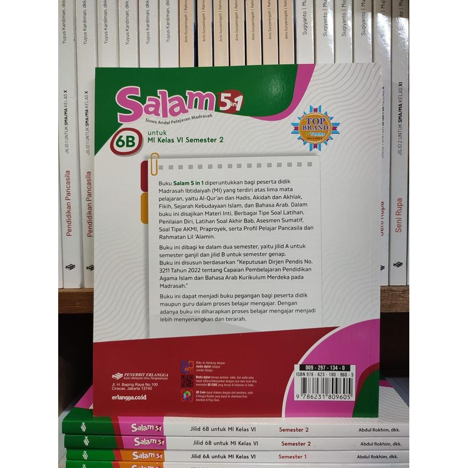 

PROMO BUKU SALAM 6A DAN 6B KELAS 6 MI KURIKULUM MERDEKA ERLANGGA READY