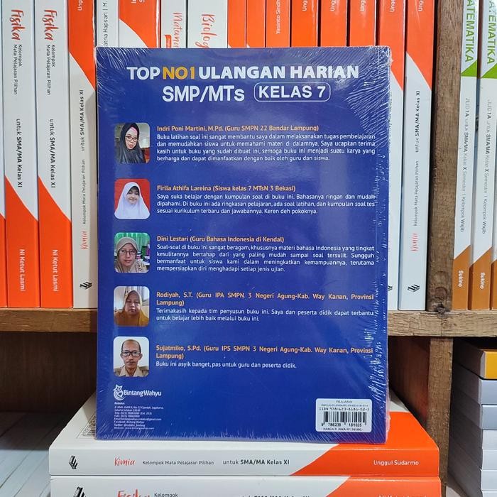 

SALE BUKU TOP NO 1 ULANGAN HARIAN KELAS 7 SMP/MTS KURIKULUM MERDEKA READY