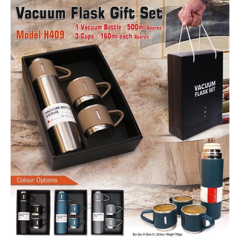 Termos Sultan Set Vacum Flask Thermos Set Bonus Gelas