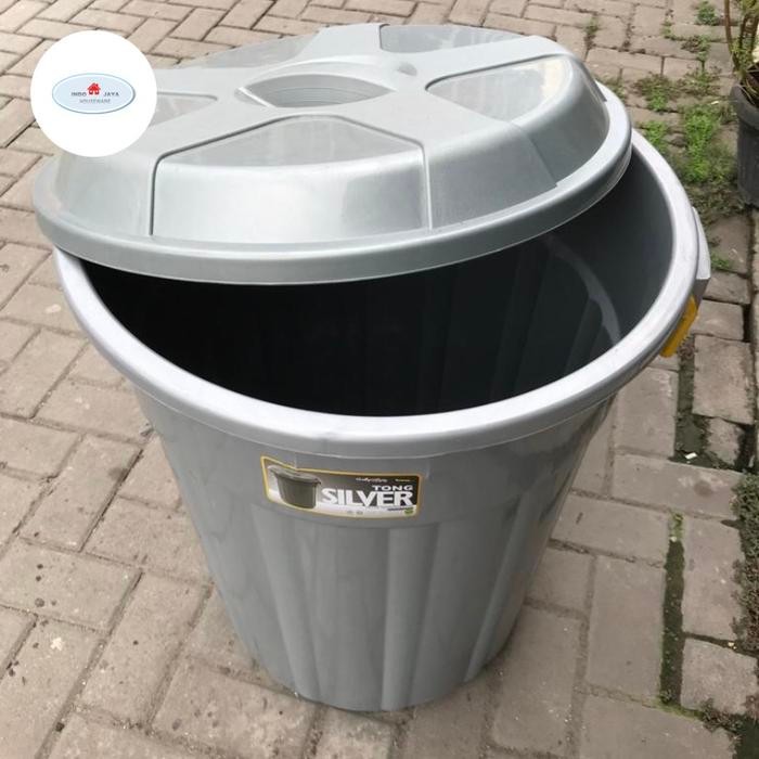 Ember 120Liter Taiwan + Tutup / Ember Silver Jumbo / Ember Besar / Tong Jumbo / Tong Sampah Besar