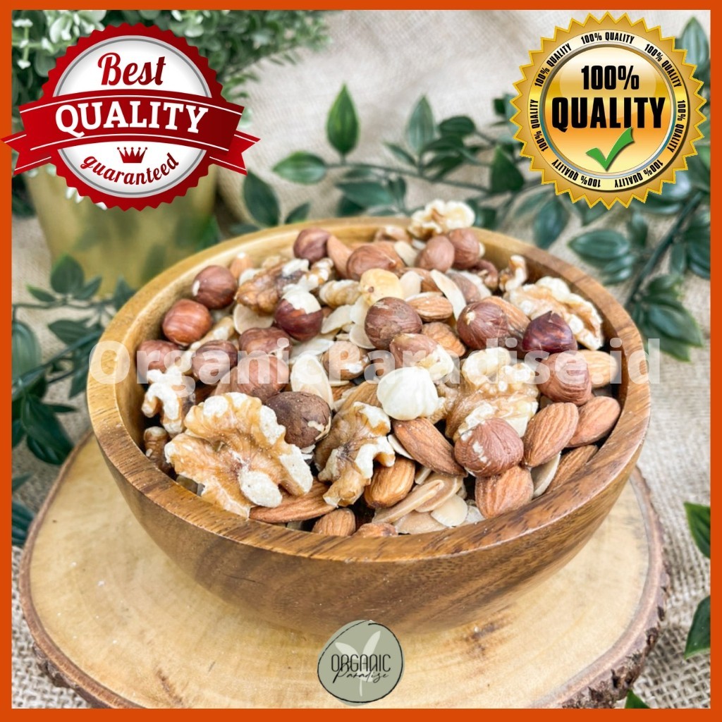 

Organic Paradise Healthy Mix Nuts 500 gram Premium / Kacang Mix Sehat 500 gram tanpa buah kering