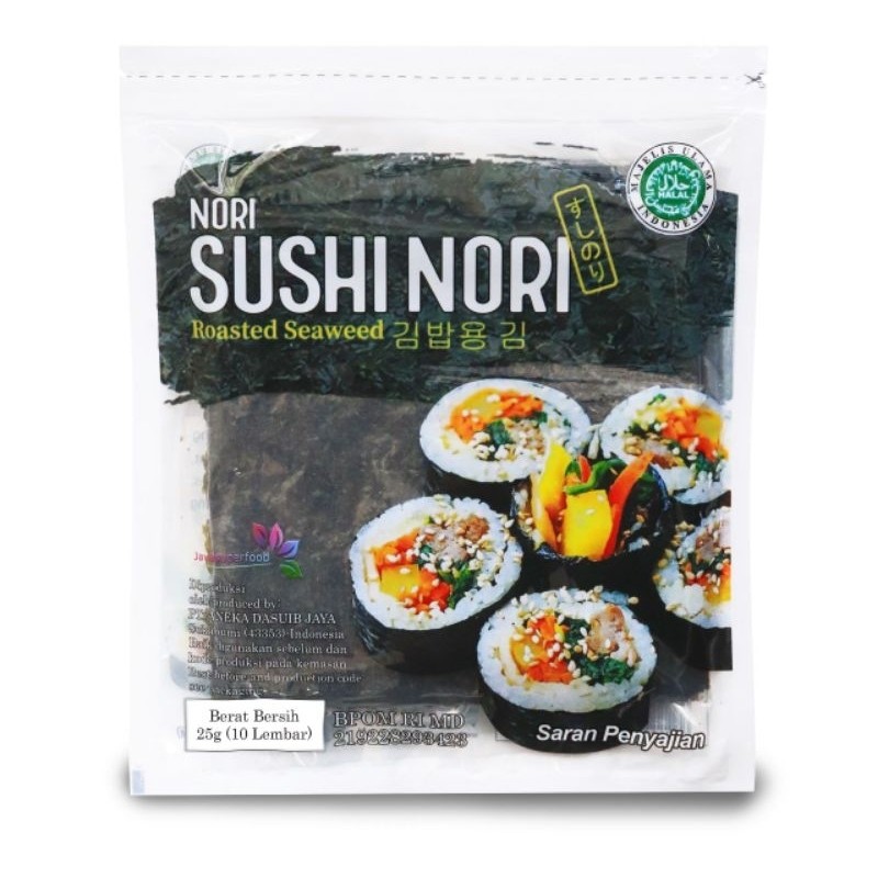 

Sushi Nori 10 Lembar Roasted Seaweed Rumput Laut