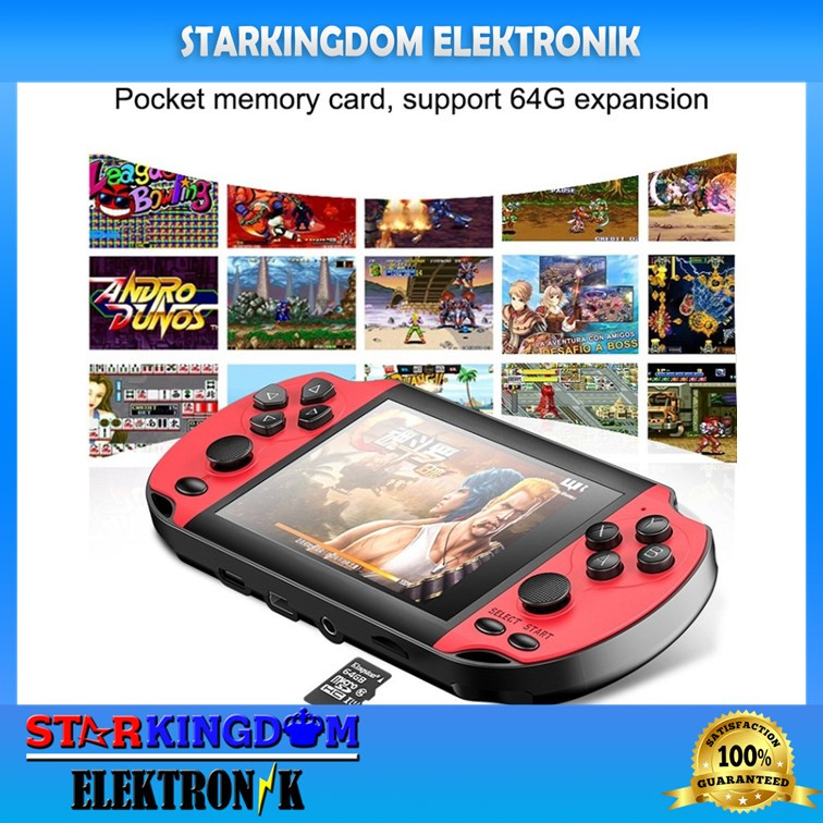 Msb - Game Console P2P PSP PVP Handlhed Portable X7S 3.5 inch 1000 Retro Classic Games Emulator