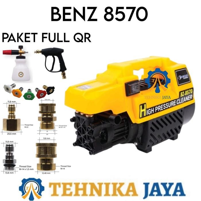 BENZ 8570 Steam Jet Cleaner Mesin Cuci Steam Motor Mobil AC BZ-8570