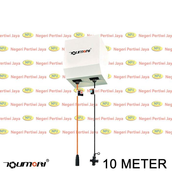 Toumori 10 Meter Energy Box 1 Air Hose + 1 Cord Reel - Selang PU