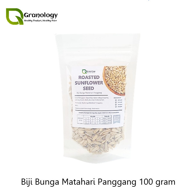 

Roasted Sunflower Seed / Biji Bunga Matahari Oven (100 gram) by Granology