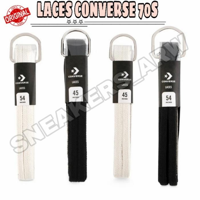 LACES CONVERSE 70S / TALI CONVERSE 70S EGRET RESMI PT MAP ORIGINAL