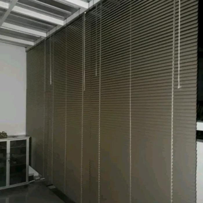 KRIS TIRAI GULUNG ALUMINIUM - TIRAI JENDELA 120 X 220 CM