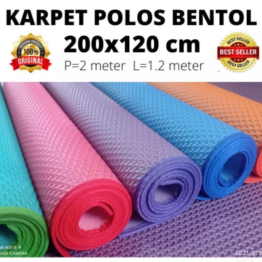 Karpet Spon BENTOL POLOS/TEBAL/KARPET/KARPET SPON/TIKAR/KARPET BENTOL/KARPET