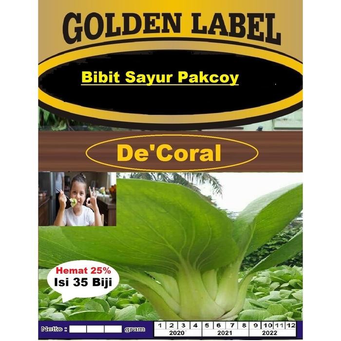 Bibit Sayur Pakcoy De'Coral Bibit Pakcoy