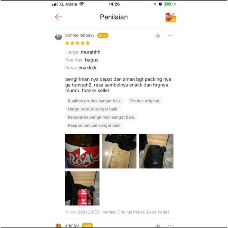 

SAMBAL ROA ASAP ASLI MINAHASA 190 gr / SAMBEL ROMAJU FOODS