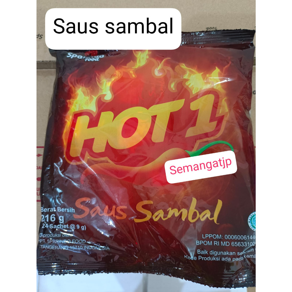 

Saus sambal HOT 1 @24 sachet