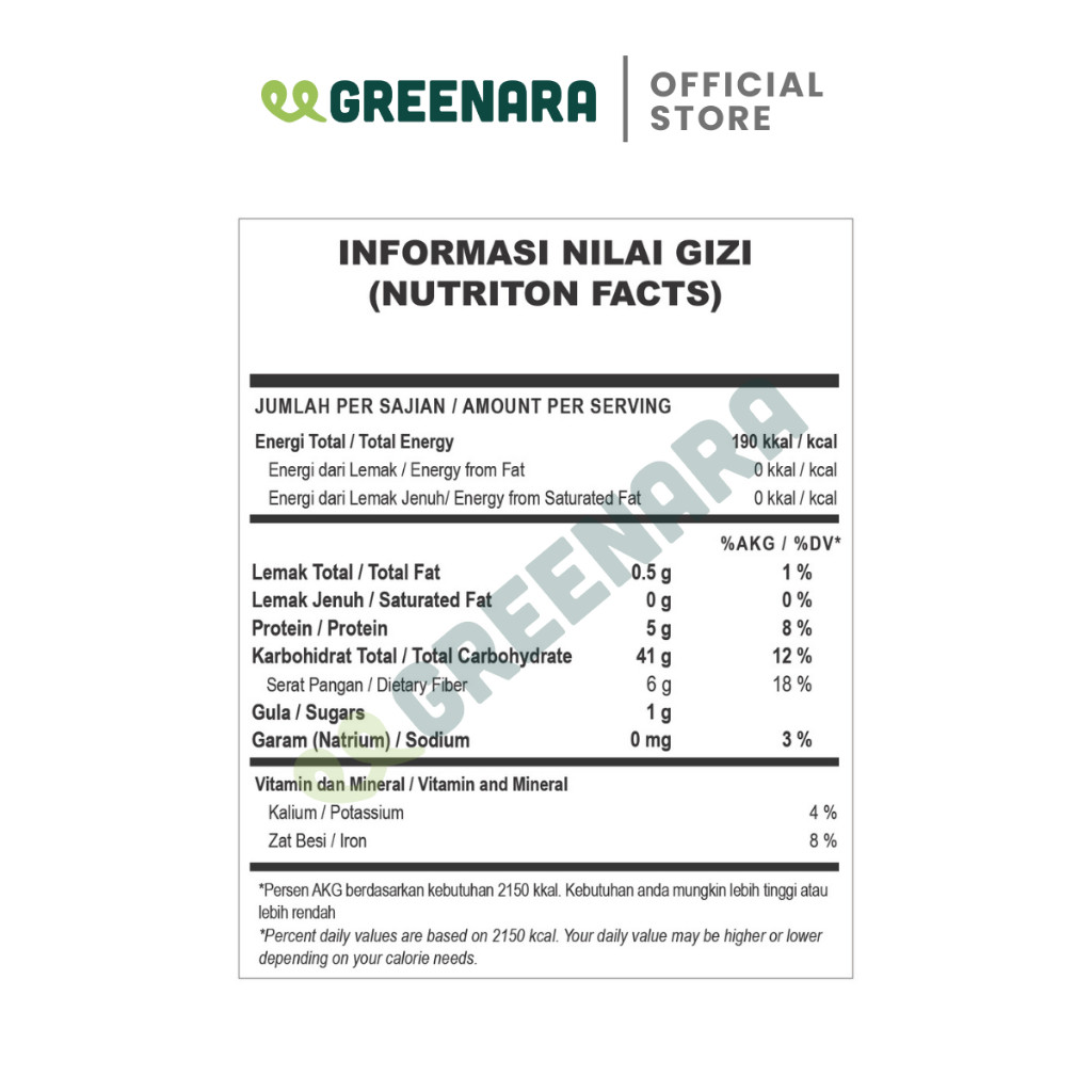 

Greenara - Biji Jali - Jali 1kg / Natural Pearl Barley