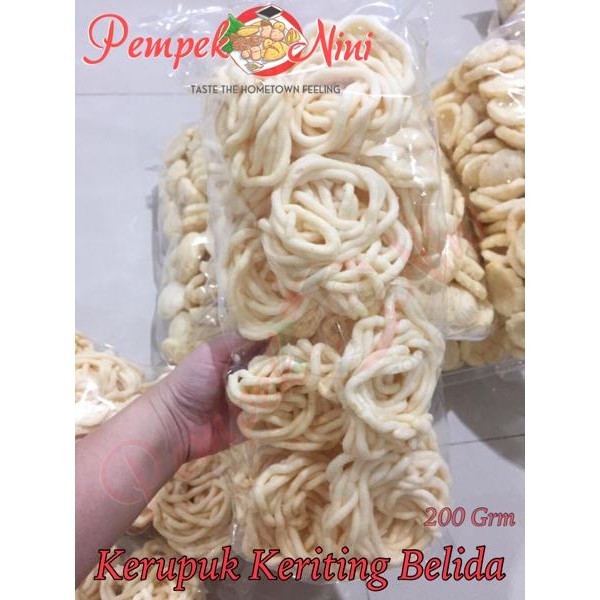 

JTTOP" KERUPUK/KEMPLANG KERITING IKAN BELIDA PALEMBANG (PEMPEK NINI)