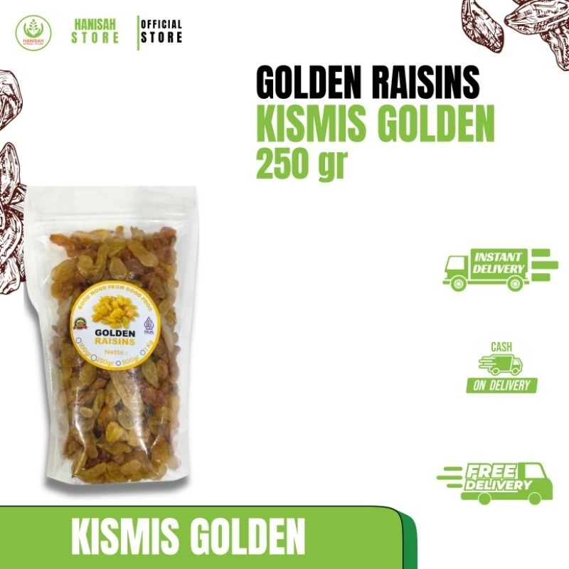 

Restokobar Kismis Golden Golden Raisins 100 Gr, 250 Gr, 500 Gr Camilan Sehat, Camilan Diet, Camilan