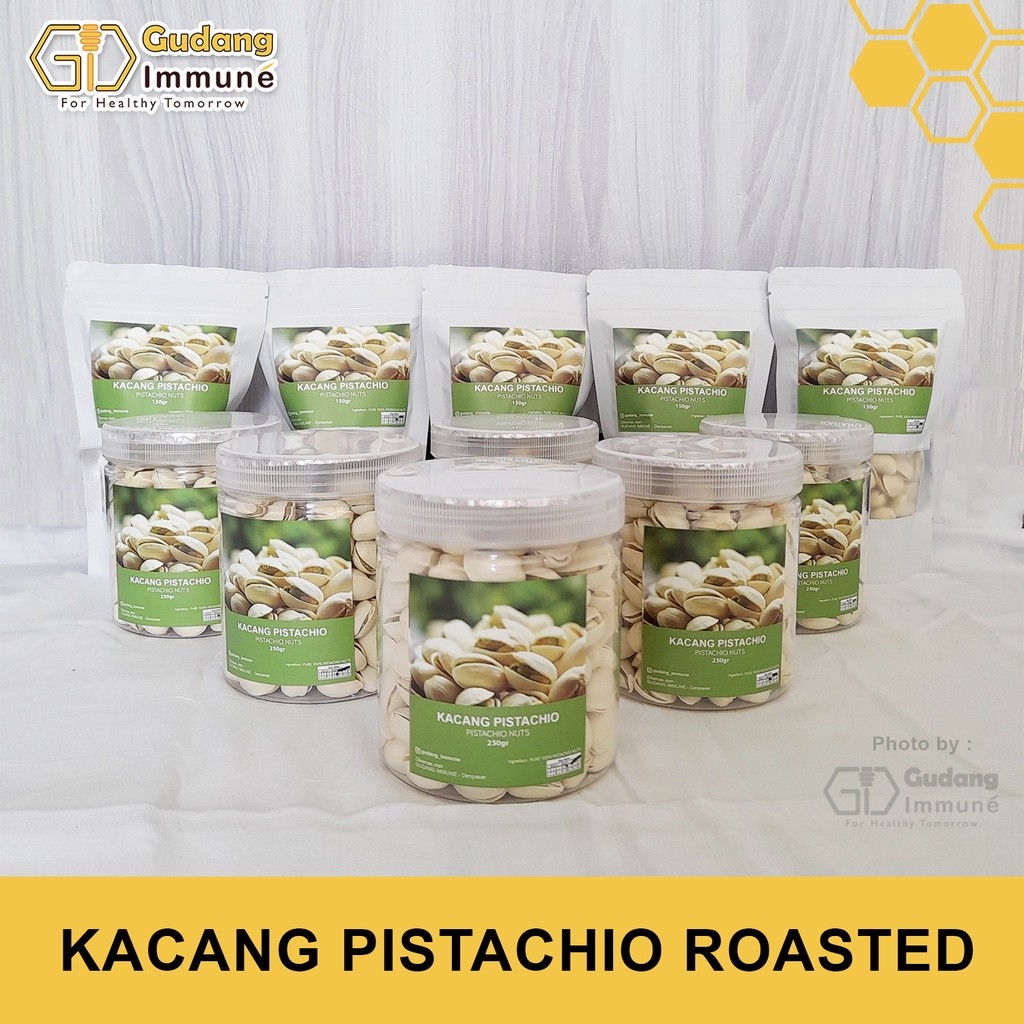 

Omahjajanan Kacang Pistachio Roasted Panggang Salty Kulit - Gudang Immne