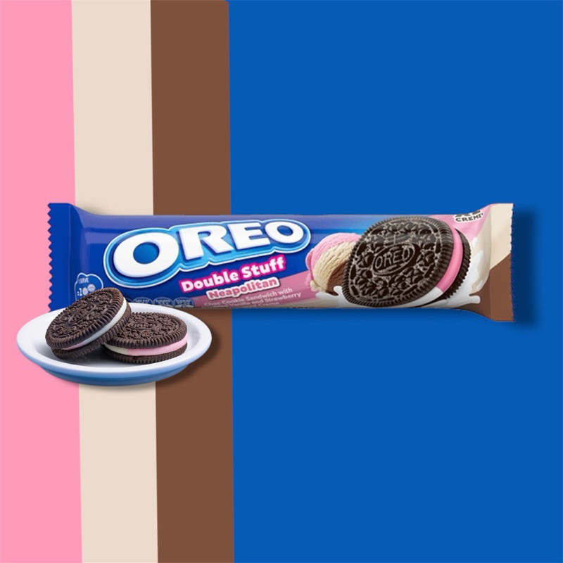 

Restokobar Oreo Neapolitan Vanilla Strawberry Limited Edition 131Gr