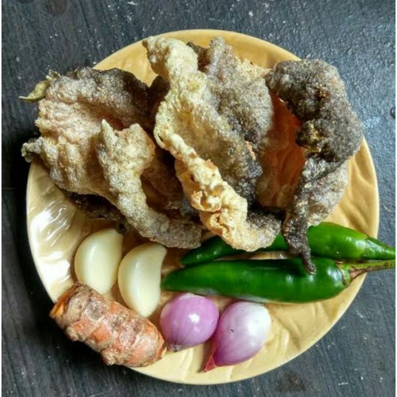 

Omahjajanan Kerupuk Kulit Ikan Salmon Rasa Bumbu Bali Suna Cekuh 75Gr "Koky" Khas Bali Enak + Bh