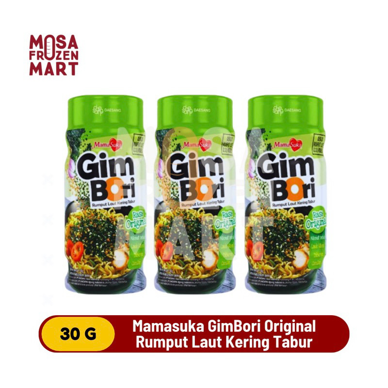

Restokobar Mamasuka Gim B Ginal & Spicy Rumput Laut Kering Tabur 30 G