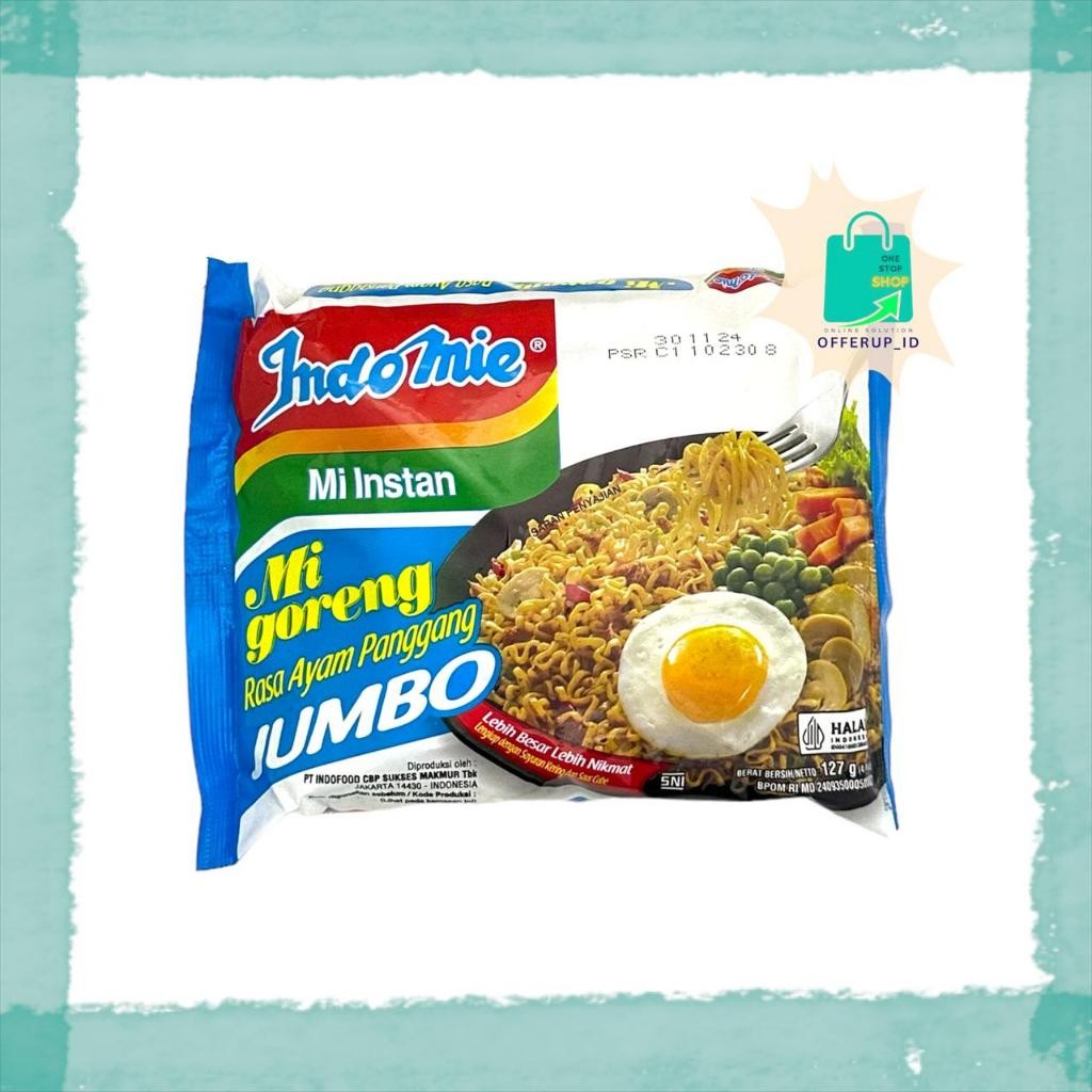 

Omahjajanan Indomie Goreng Jumbo Spesial Dan Ayam Panggang 1 Dus 24Pcs