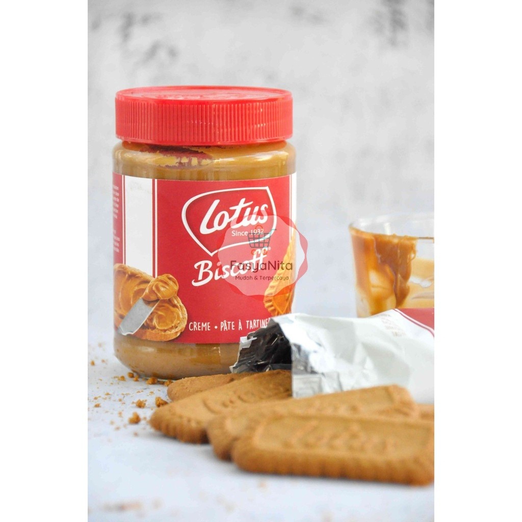 

Restokobar Lotus Biscoff Spread - Crunchy & Smooth Selai Biskuit Speculoos Crunchy 380G