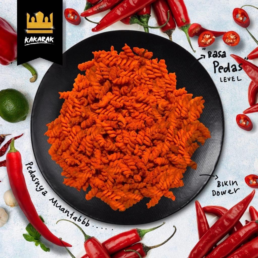 

Omahjajanan Kakarak - Makaroni Spiral Berbagai Rasa - Cemilan Makaroni Goreng - 85Gr