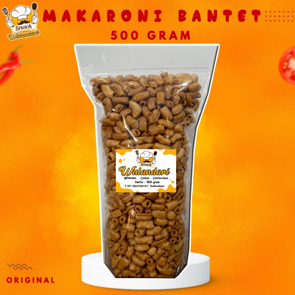 

Restokobar Setengah Kilo Cemilan - Setengah Makaroni Bantet, Kriwil, Kerang Daun Jeruk Khas