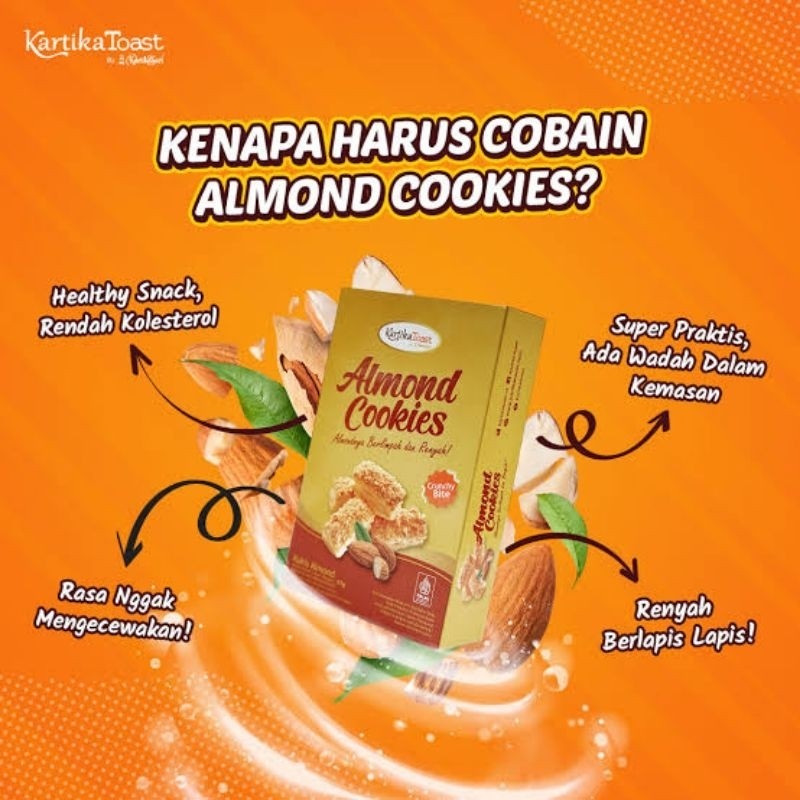 

Eumsig Almond Cookies Kartikatoast 51Gr