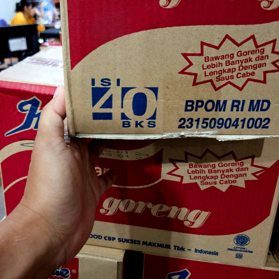 

Sega Tungtung Ed 10.25 Ctn 40S - Mie Indomie Goreng Original Isi 40 Pcs / Mi Indomie