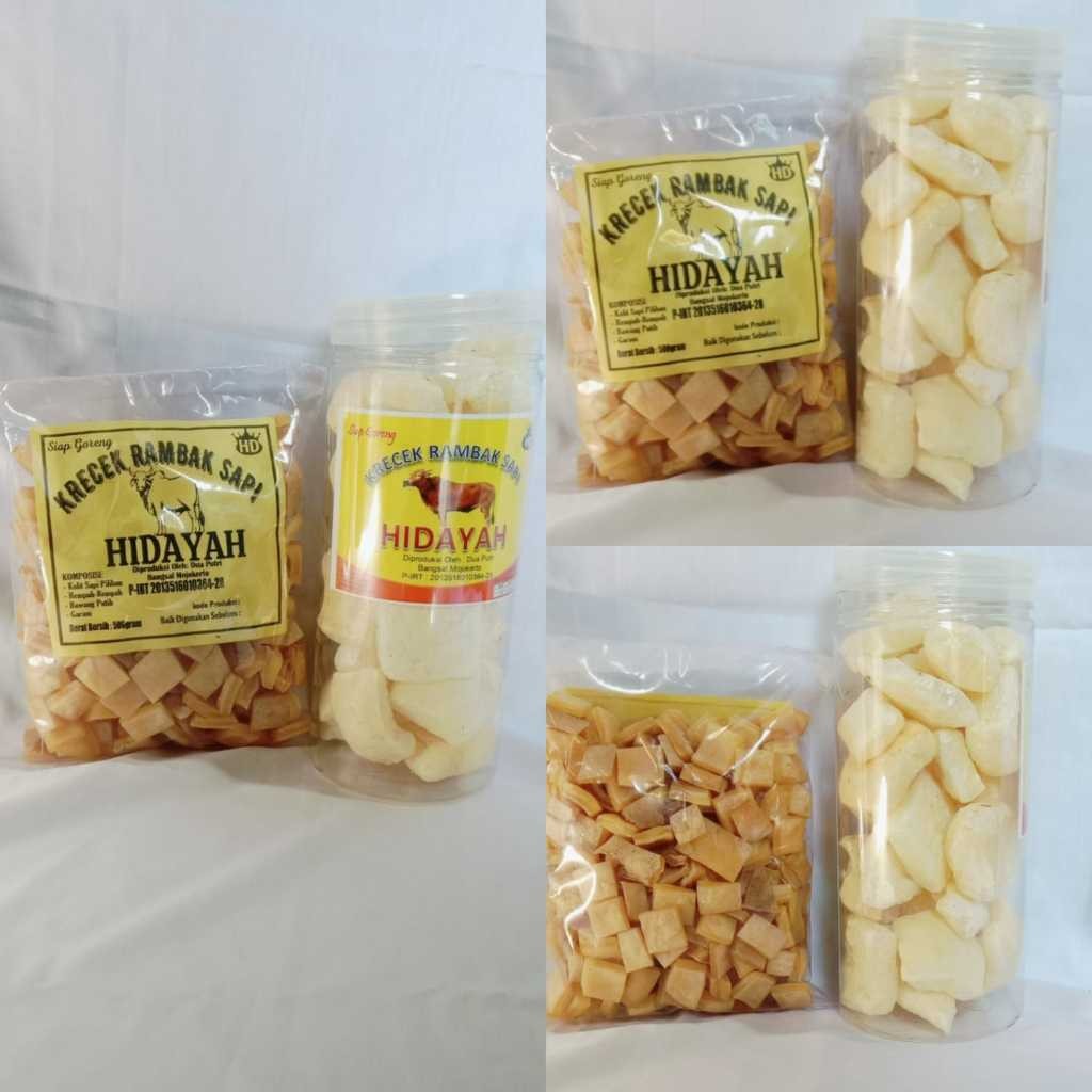 

Eumsig Krecek Rambak Sapi Mentah Kotak Dadu Super 500Gram / Krecek Rambak Sapi Asli / Krupuk Kulit