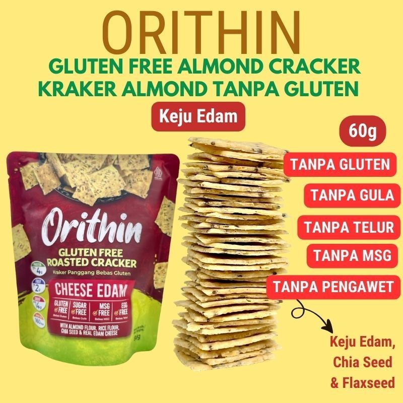 

Sega Tungtung Orithin Snack Glutenfree 25G Original Cemilan Sehat Kaya Serat Tanpa Gluten / Susu /